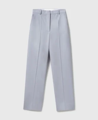 Gerade geschnittene Hose mit niedriger Leibhöhe