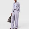 Einreihiger Blazer mit Spitzkragen