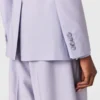 Einreihiger Blazer mit Spitzkragen