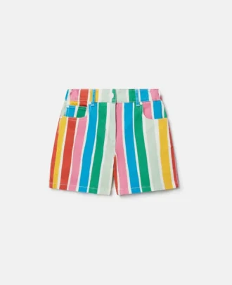 Gestreifte Shorts