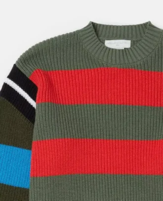 Gestreifter Pullover
