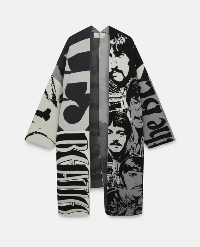 Get Back Paneled Knit Coat