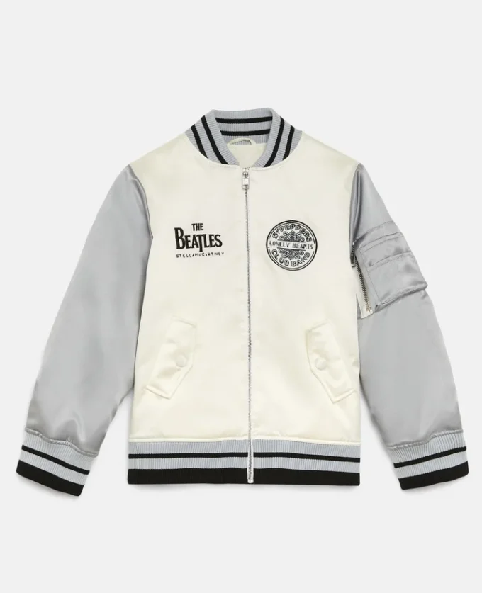 Get Back Satin-Bomberjacke