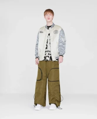 Get Back Satin-Bomberjacke