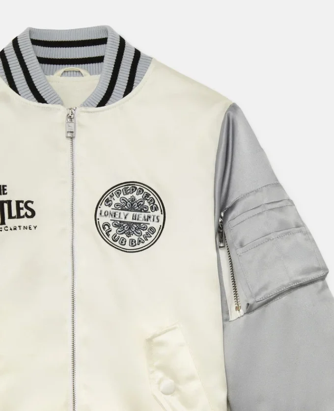 Get Back Satin-Bomberjacke