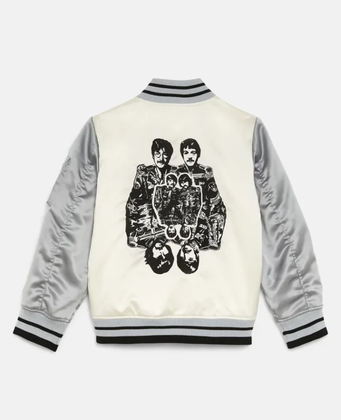 Get Back Satin-Bomberjacke