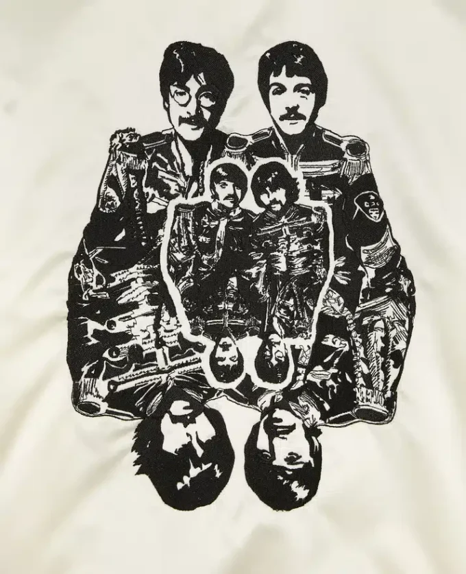 Get Back Satin-Bomberjacke
