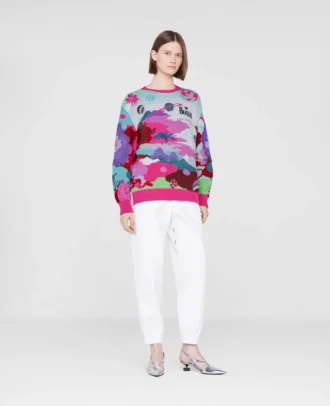 Get Back Strickpullover mit Intarsien