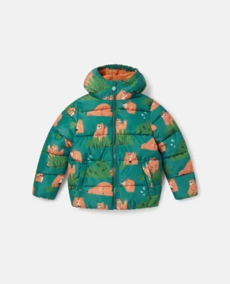 Grizzly Bear Puffer Coat