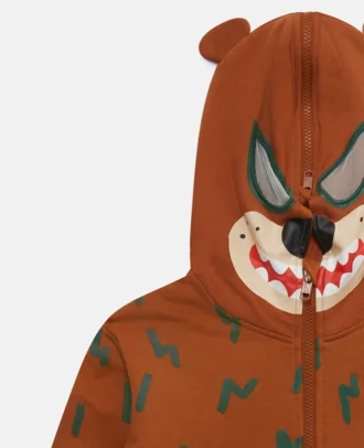 Grizzly Bear Zip Hoodie