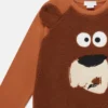 Grizzlybär-Fleece-Sweatshirt