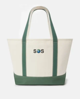 Große Tasche mit SOS-Stickerei