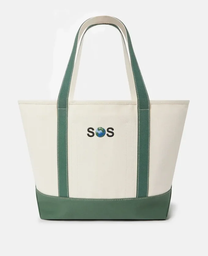 Große Tasche mit SOS-Stickerei