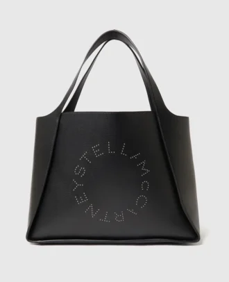 Große Tote Bag mit Logo und Nieten