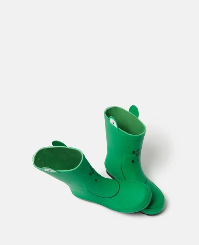 Gummistiefel mit Froschmotiv