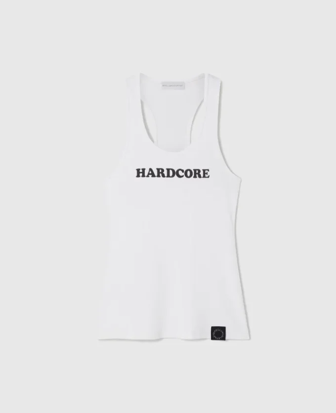 Hardcore Slogan Tank Top