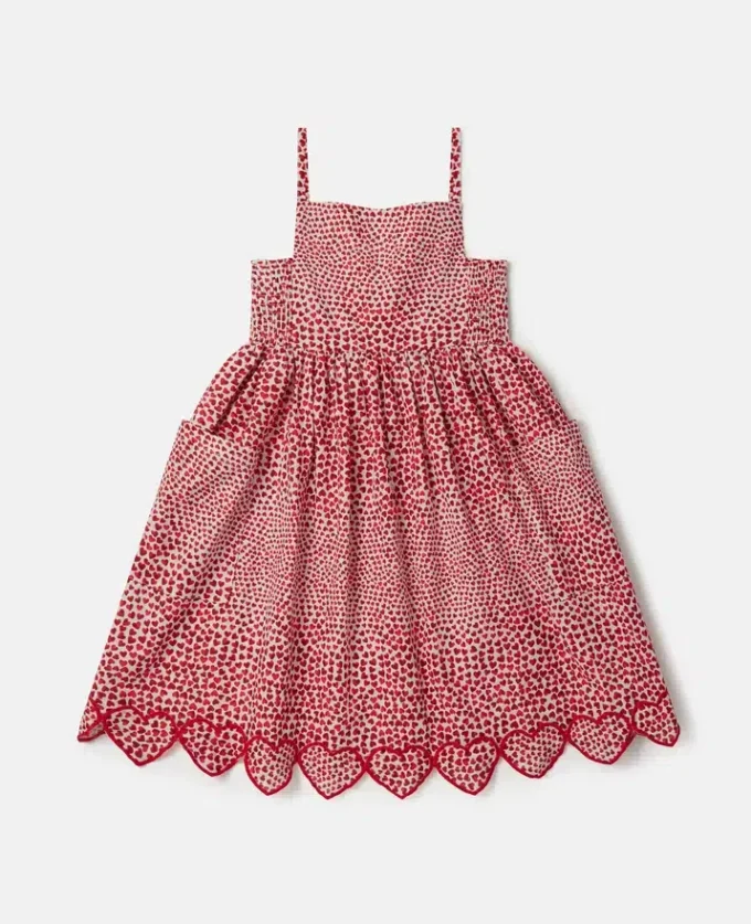 High Summer Hearts Kleid aus Bio-Baumwolle