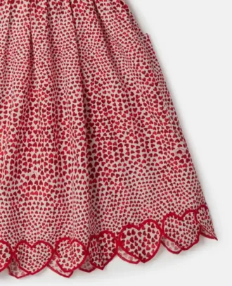 High Summer Hearts Kleid aus Bio-Baumwolle