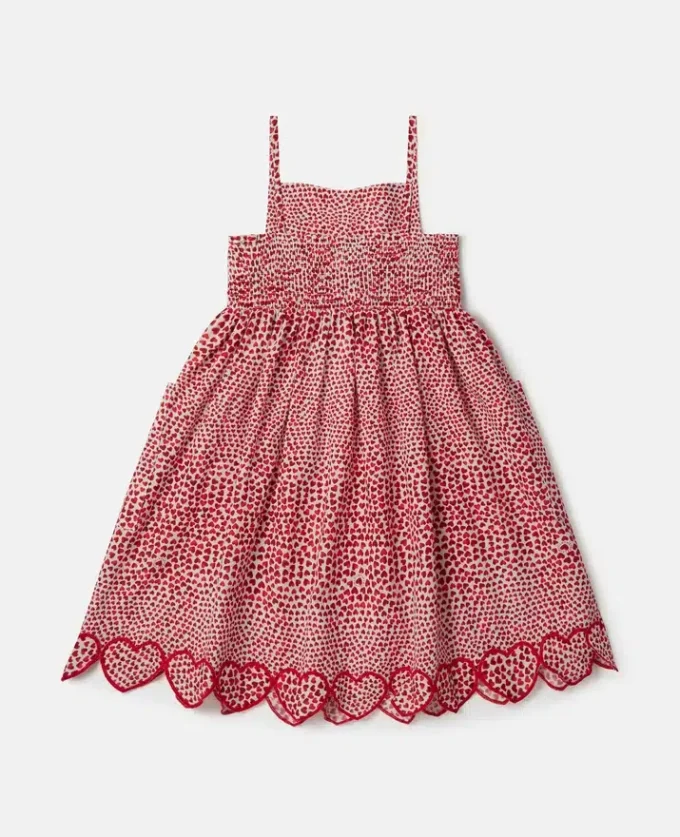 High Summer Hearts Kleid aus Bio-Baumwolle