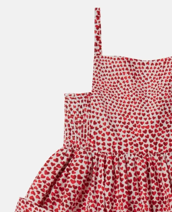 High Summer Hearts Kleid aus Bio-Baumwolle