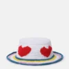 Häkel-Bucket-Hat mit Herz