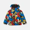 Hooded Jacket mit Colour Pop Smudge Print