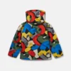 Hooded Jacket mit Colour Pop Smudge Print