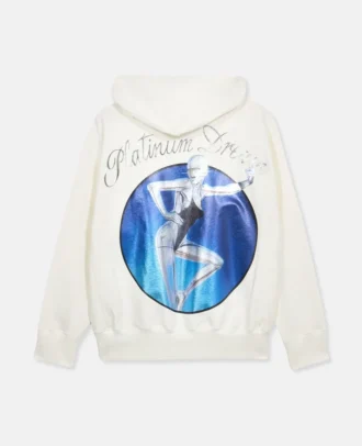 Hoodie aus Bio-Baumwolle mit „Sexy Robot”-Print