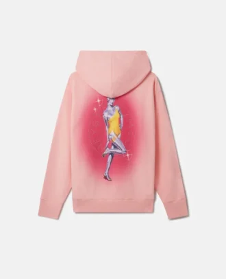 Hoodie aus Bio-Baumwolle mit „Sexy Robot”-Print
