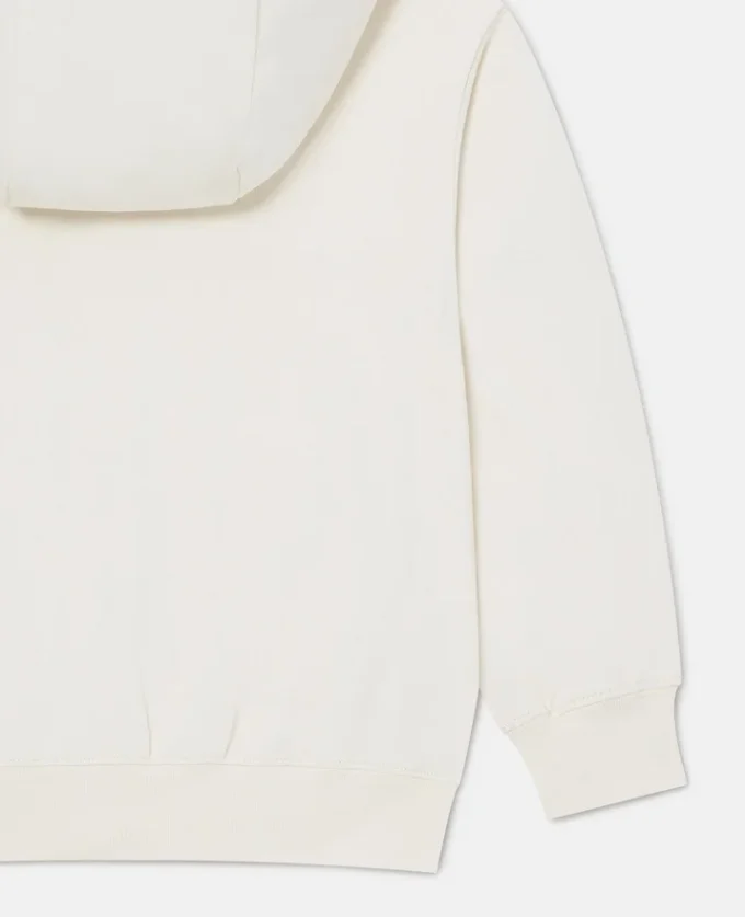 Hoodie mit Logo und durchgehendem Reißverschluss