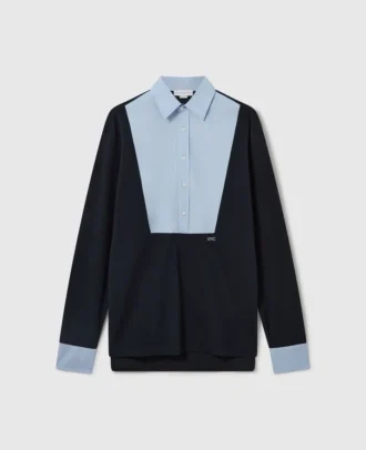 Hybrid-Polo-Shirt im Rugby-Stil