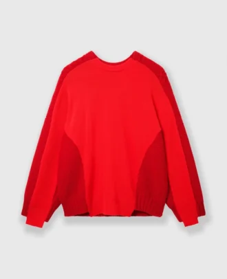 Hybrid-Pullover mit Rundhalsausschnitt