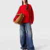 Hybrid-Pullover mit Rundhalsausschnitt