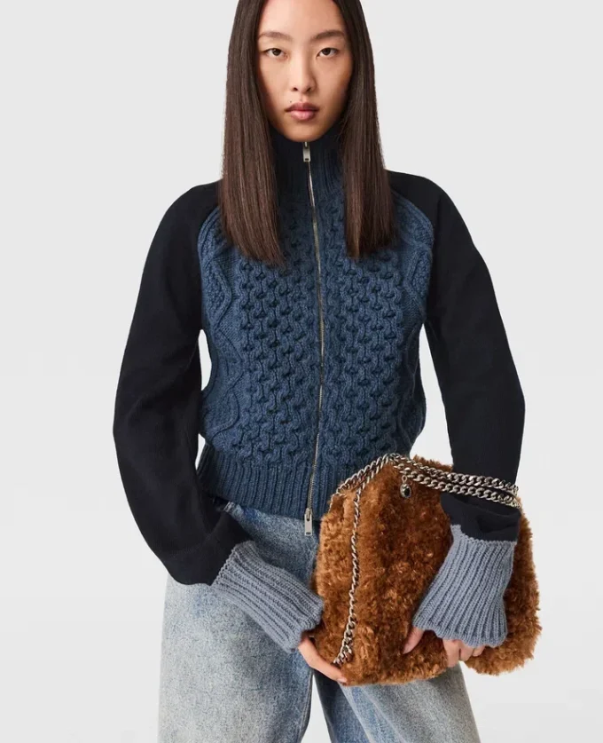 Hybrid-Strick-Bomberjacke