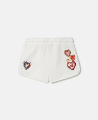 I Love You Shorts mit Stickerei