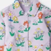 Jacke mit Blumenprint und Kragen