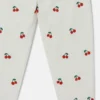 Jeans mit Kirschstickerei