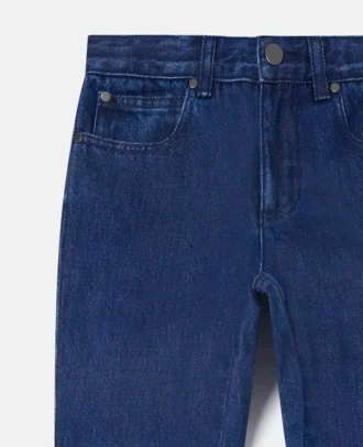 Jeans mit Monster-Grafik und geradem Bein