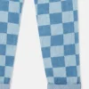Jeans mit Schachbrettmuster
