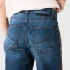 Jeans mit Schlangenpanel