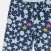 Jeans mit Sternenprint und geradem Bein