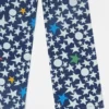 Jeans mit Sternenprint und geradem Bein