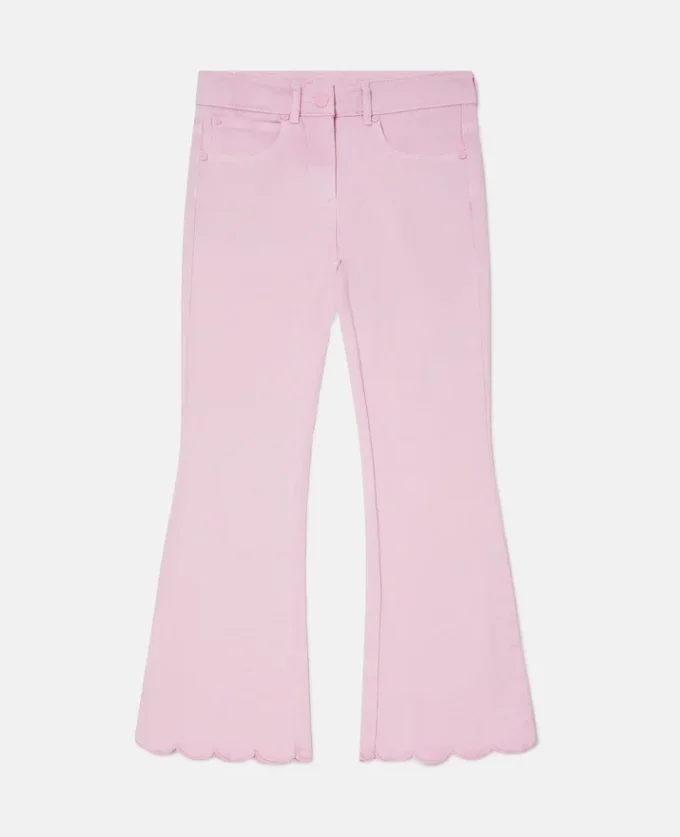 Jeans mit Wellenkante