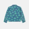 Jeansjacke mit Froschprint