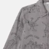 Jeansjacke mit Käferband-Print