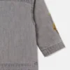 Jeansjacke mit Musikgrafik-Stickerei