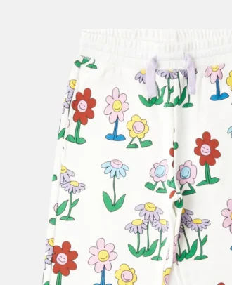 Jogginghose mit Blumenprint und Kordelzug