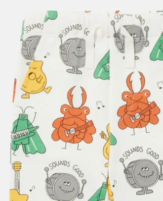 Jogginghose mit Bug-Band-Print