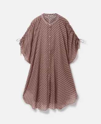Kaftan mit S-Wellen-Print