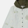 Kapuzenjacke mit Skateboard-Print